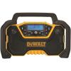 imageDEWALT 12V20V MAX Portable Bluetooth Radio Cordless 100 ft Range 35 Subwoofers Jobsite DCR028B