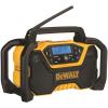 imageDEWALT 12V20V MAX Portable Bluetooth Radio Cordless 100 ft Range 35 Subwoofers Jobsite DCR028B