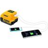 imageDEWALT 12V20V MAX USB Charger with 2 Ports and State of Charge IndicatorDCB090