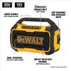 imageDEWALT 20V MAX Bluetooth Speaker 100 ft Range Durable for Jobsites Phone Holder Included Lasts 810 Hours with Single Charge DCR010