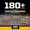 imageDEWALT 20V MAX Bluetooth Speaker 100 ft Range Durable for Jobsites Phone Holder Included Lasts 810 Hours with Single Charge DCR010
