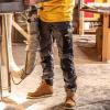 imageDEWALT Barstow Mens ProStretch Water Resistant Slim Fit Holster Pocket Utility Work PantsGreyBlack