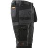 imageDEWALT Barstow Mens ProStretch Water Resistant Slim Fit Holster Pocket Utility Work PantsGreyBlack