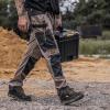 imageDEWALT Barstow Mens ProStretch Water Resistant Slim Fit Holster Pocket Utility Work PantsStone