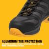 imageDEWALT Boron Mens Lightweight Aluminum Toe Safety Work Shoes  Slip Resistant Breathable Mesh ASTM Certified Comfortable for Construction ampamp WarehouseBlackYellow