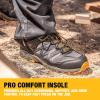 imageDEWALT Boron Mens Lightweight Aluminum Toe Safety Work Shoes  Slip Resistant Breathable Mesh ASTM Certified Comfortable for Construction ampamp WarehouseBlackYellow