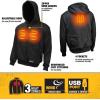 imageDEWALT DCHJ067BS 20V12V MAX Bare Hooded Heated Jacket Black SmallSmall