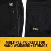 imageDEWALT DCHJ067BS 20V12V MAX Bare Hooded Heated Jacket Black SmallXLarge