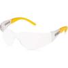 imageDEWALT DPG541C Protector Protective Eyewear  ANSI Z871 Impact Rated  Lightweight UniversalFit Frame  Flexible Rubber Temples  Clear Lens  1 Pair