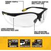 imageDEWALT DPG59125C Reinforcer RxBifocal 25 Clear Lens High Performance Protective Safety Glasses with Rubber Temples and Protective Eyeglass Sleeve