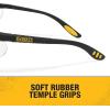 imageDEWALT DPG59125C Reinforcer RxBifocal 25 Clear Lens High Performance Protective Safety Glasses with Rubber Temples and Protective Eyeglass Sleeve