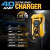 imageDEWALT Electric Vehicle Level 2 EV Charger up to 48 Amps 240V App Control Bluetooth ampamp WiFi CSA Certified IndoorOutdoor Hardwired Wall Mounted Charging Station with 25 ft CableNEMA 1450