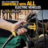 imageDEWALT Electric Vehicle Level 2 EV Charger up to 48 Amps 240V App Control Bluetooth ampamp WiFi CSA Certified IndoorOutdoor Hardwired Wall Mounted Charging Station with 25 ft CableHardwired Black