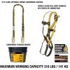 imageDEWALT Fall Protection KitD1000 Harness  5 Point Adjustment With Passthru Chest and Tongue Buckle Legs
