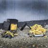 imageDEWALT Fall Protection KitD1000 Harness  50 Vertical Lifeline WRope Adjustor and Reusable Rooftop Anchor