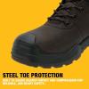 imageDEWALT Hayes Mens Waterproof Leather Steel Toe Safety Work BootSeal Brown