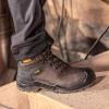imageDEWALT Hayes Mens Waterproof Leather Steel Toe Safety Work BootSeal Brown