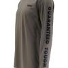imageDEWALT Mens Guaranteed Tough Long Sleeve TShirtCharcoal Grey