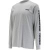 imageDEWALT Mens Guaranteed Tough Long Sleeve TShirtHeather Grey
