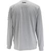 imageDEWALT Mens Guaranteed Tough Long Sleeve TShirtHeather Grey