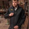 imageDEWALT Mens Hybrid Lightweight Water Resistant Insulated Work JacketBlack
