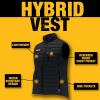 imageDEWALT Mens Hybrid Polyester with Stretch Insulated Regular Fit Work VestBlack