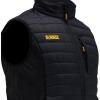 imageDEWALT Mens Hybrid Polyester with Stretch Insulated Regular Fit Work VestBlack