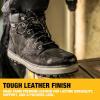 imageDEWALT Plasma Mens Leather Steel Toe Industrial ampamp Construction Safety Work Boot Palm Brown 95 WideBlack