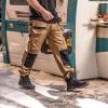 imageDEWALT Protradesman Mens Loose Fit Holster Pocket Cottonpoly Stretch Work PantsTan