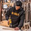 imageDEWALT Rexburg Mens Water Resistant Cottonpoly Heavy Duty Work HoodieBlack