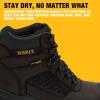imageDEWALT Reynolds Mens Waterproof Leather Steel Toe Safety Work BootSeal Brown