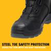 imageDEWALT Richardson Mens BOA Fit System Nubuck Leather Water Resistant Wide Fit Steel Toe Safety Work BootBlack