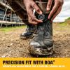 imageDEWALT Richardson Mens BOA Fit System Nubuck Leather Water Resistant Wide Fit Steel Toe Safety Work BootBlack
