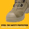 imageDEWALT Richardson Mens BOA Fit System Nubuck Leather Water Resistant Wide Fit Steel Toe Safety Work BootStone