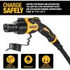 imageDEWALT SAE J1772 to Tesla EV Charging Adapter Compatible with All Tesla Electric Vehicles High Power Connector 60A250V Easy to Connect No Tools Required