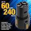 imageDEWALT SAE J1772 to Tesla EV Charging Adapter Compatible with All Tesla Electric Vehicles High Power Connector 60A250V Easy to Connect No Tools Required