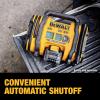 imageDEWALT Tire Inflator Portable Air Compressor 20V MAX Air Pump with Automatic Shut Off LED Light Tool Only DCC020IB