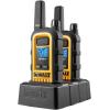 imageDEWALT Walkie Talkies Long Range FRS 2 Way Radio Waterproof ampamp Rechargeable  1 Watt DXFRS300 2 Pack DXFRS3001 Watt