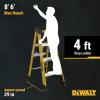 imageDeWalt 10Foot Fiberglass Step Ladder 375Pound Load Capacity Type IAA DXL3410104 feet