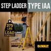 imageDeWalt 10Foot Fiberglass Step Ladder 375Pound Load Capacity Type IAA DXL3410108 feet