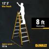 imageDeWalt 10Foot Fiberglass Step Ladder 375Pound Load Capacity Type IAA DXL3410108 feet