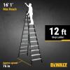 imageDeWalt 12Foot Fiberglass Step Ladder 300Pound Load Capacity Type IA DXL30101212 Feet