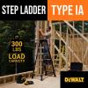 imageDeWalt 4Foot Fiberglass Step Ladder 300Pound Load Capacity Type IA DXL301004Black
