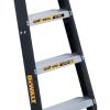 imageDeWalt 4Foot Fiberglass Step Ladder 300Pound Load Capacity Type IA DXL301004Black