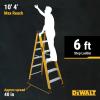 imageDeWalt 6Foot Fiberglass Step Ladder 500Pound Load Capacity Type IAA DXL3810066 feet