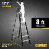 imageDeWalt 8Foot Fiberglass Step Ladder 300Pound Load Capacity Type I DXL311008