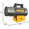imageDeWalt DXH40FA FALP Heater 40K BTU Black ampamp Yellow