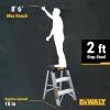 imageDeWalt DXL201004 4Feet Aluminum Stepladder Type IA with 300Pound Duty Rating 4FeetSilver2 feet
