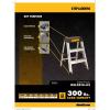 imageDeWalt DXL201004 4Feet Aluminum Stepladder Type IA with 300Pound Duty Rating 4FeetSilver2 feet