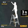 imageDeWalt DXL201004 4Feet Aluminum Stepladder Type IA with 300Pound Duty Rating 4FeetSilver3 feet